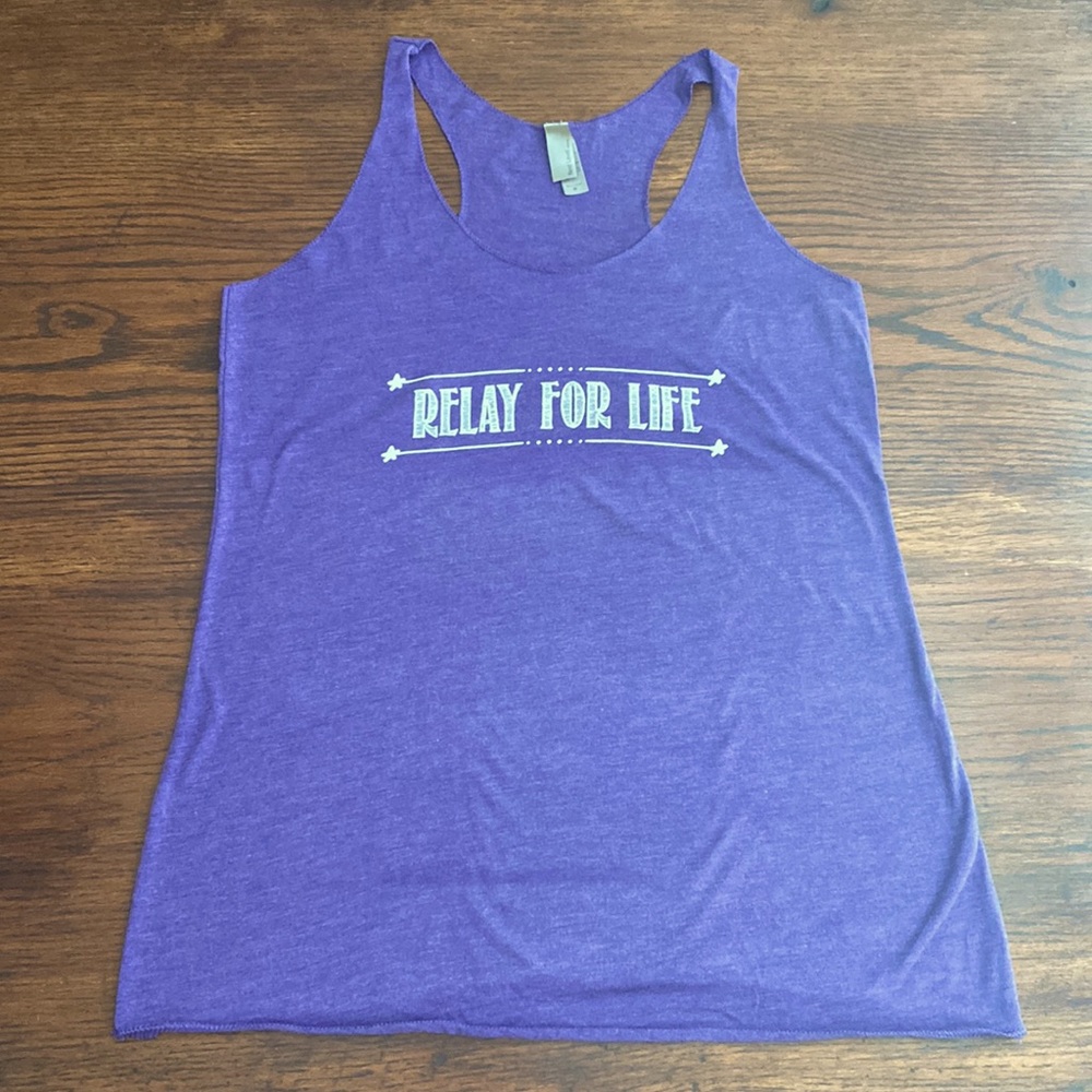 Never Worn Relay For Life Racerback Tank